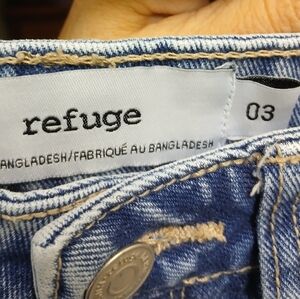Refuge Blue Denim Jean Shorts